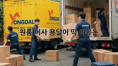 원룸 이사? 용달이 딱! 이유는?